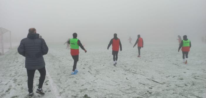 Mardin 1969 Spor kar altında idman yaptı