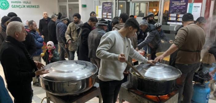 Yeşilli Belediyesi evlerine giremeyen vatandaşlara sahip çıktı