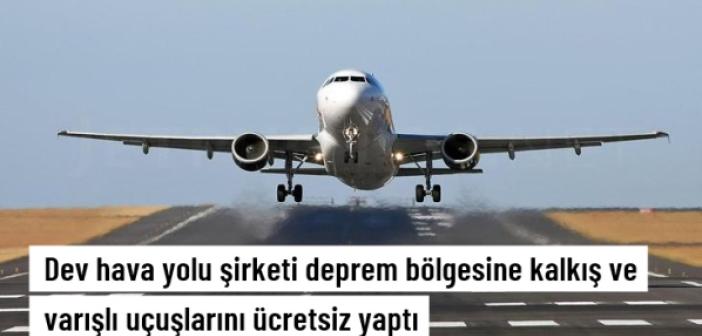 Deprem bölgesi kalkış ve varışlı uçuşlarını ücretsiz yaptı! Aralarında Mardin de var...