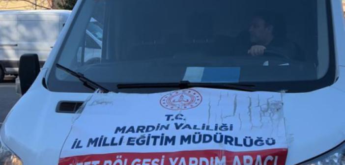 Mardin Milli Eğitim Müdürlüğünden deprem bölgesine sıcak yemek