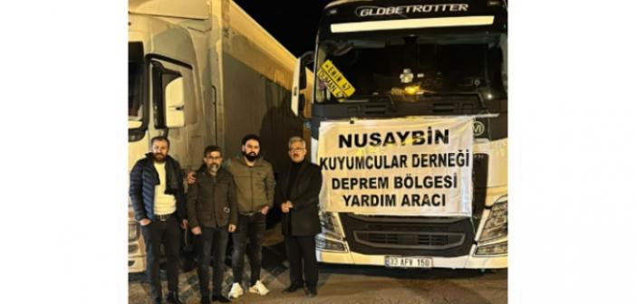 Kuyumcular Derneği deprem bölgesine yardım gönderdi