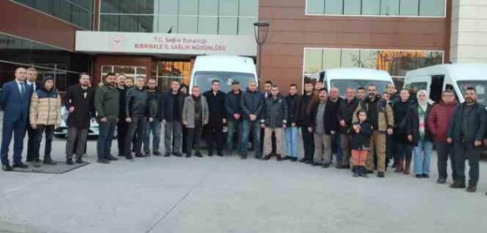 Kırıkkale’den deprem bölgesine takviye sağlık personeli gönderildi