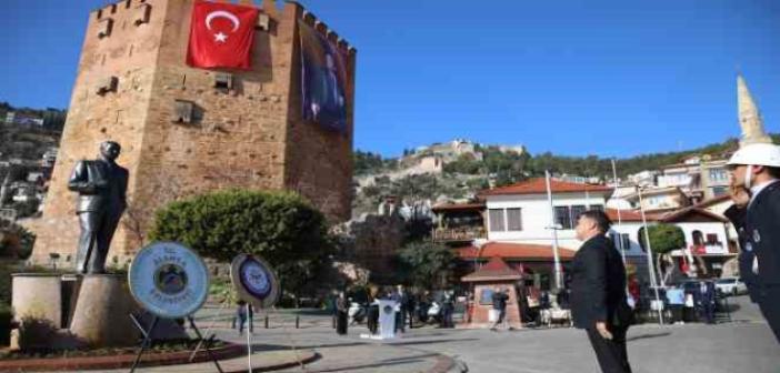 Atatürk’ün Alanya’ya gelişinin 88. yıl dönümü kutlandı