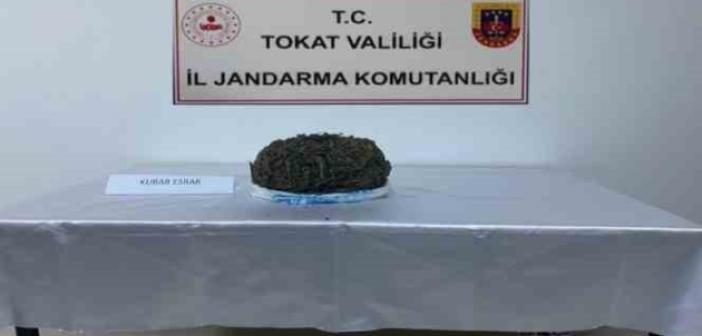 Tokat’ta 1 kilo 180 gram kubar esrar ele geçirildi