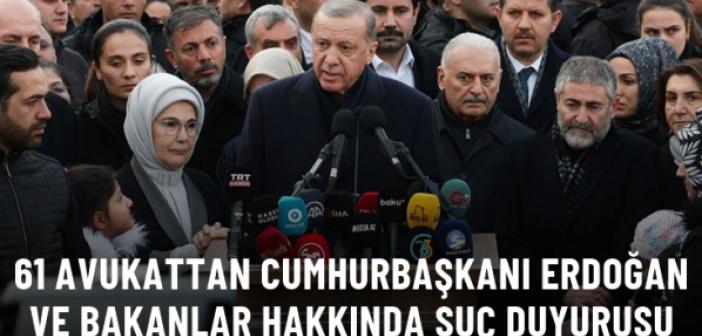 Cumhurbaşkanı Erdoğan ve bakanlar hakkında suç duyurusu
