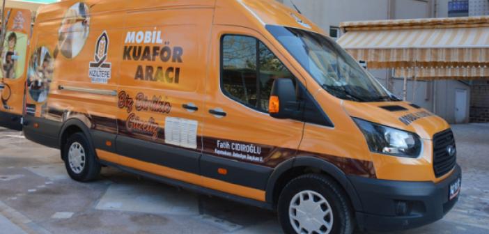 Depremzedeler için Mobil Kuaför