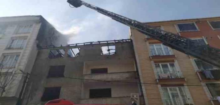 Esenyurt’ta metruk bir binada çıkan yangın 3 binaya sirayet etti