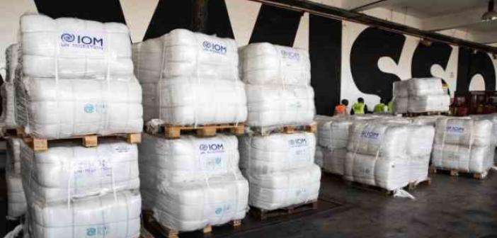 Birleşmiş Milletler Göç Örgütü’nün 240 tonluk yardımı deprem bölgesine ulaştı
