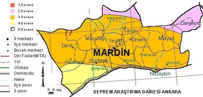 İŞTE Deprem açısından Mardin’in en güvenli ilçeleri
