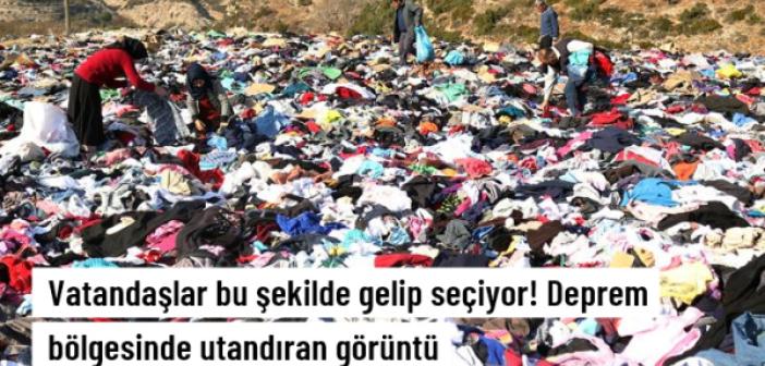 Koordinesiz gönderilen yardımlar Yol kenarına atılıyor! Vatandaş tepkili