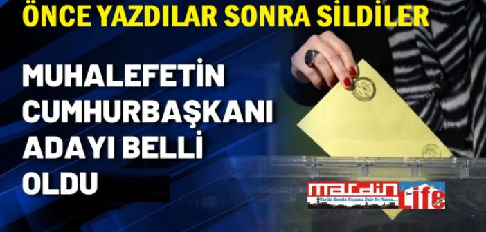 Millet İttifakının Cumhurbaşkanı Adayının ismi kesinleşti! Önce paylaşıp sonra sildiler!