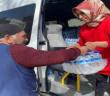Adıyaman Belediyesi’nden çadırlarda kalan ailelere içme suyu