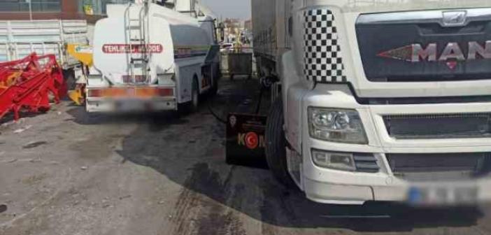 Konya’da 6 bin 220 litre kaçak akaryakıt ele geçirildi