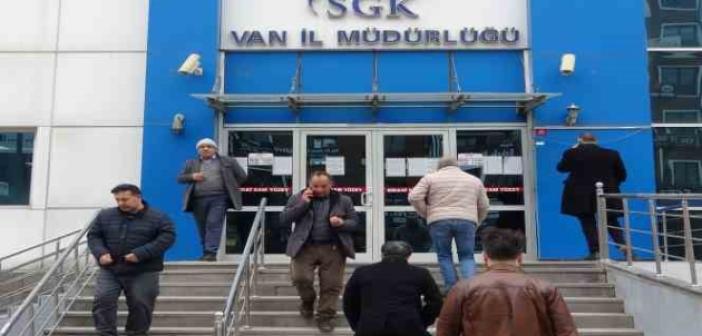 SGK Van İl Müdürlüğünde EYT yoğunluğu başladı