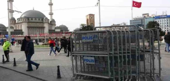 Taksim’de güvenlik önlemi
