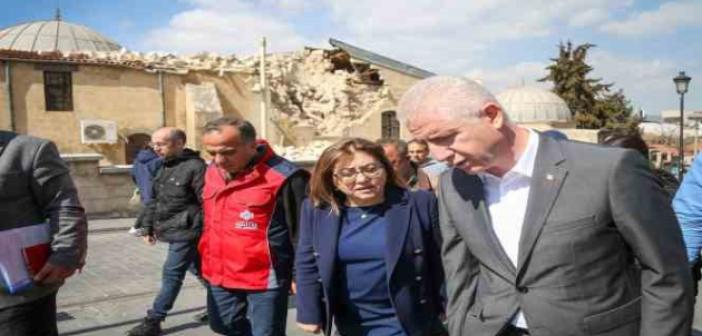 Gaziantep’te depremde zarar gören tarihi yapılar restore edilecek