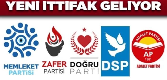 5 parti bir araya gelerek 'Yeni İttifak' kuruluyor!