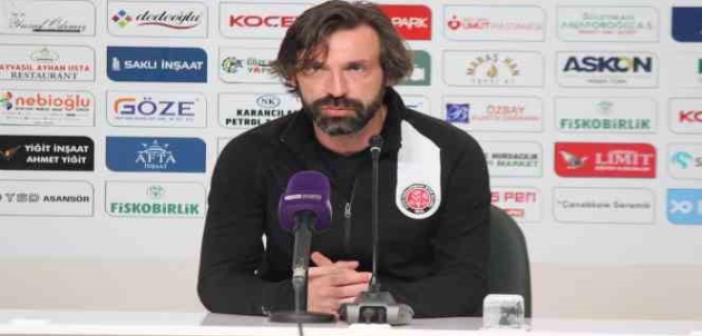 Andrea Pirlo: “3 puanı getirebilirdik”