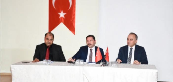 Kaymakam, Müteahhit, Yapı Denetim ve Beton Firmaları ile toplantı yaptı