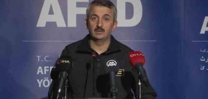 AFAD Başkanı Sezer: “Şu an itibariyle 47 bin 475 kişi hayatını kaybetti”