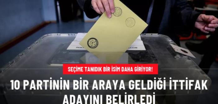 10 partinin bir araya geldiği Türkiye İttifakı'nın Cumhurbaşkanı adayı Ahmet Özal oldu