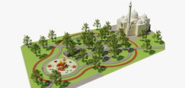 Şehrin yeni gözdesi olacak parkta çalışmalar başladı