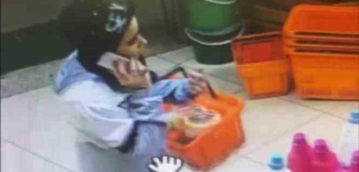 Giderayak ıspanağı bile çaldı: Süpermarkete dadanan hırsızlar kamerada