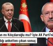AK Parti'nin yaptırdığı anketten çıkan sonuç