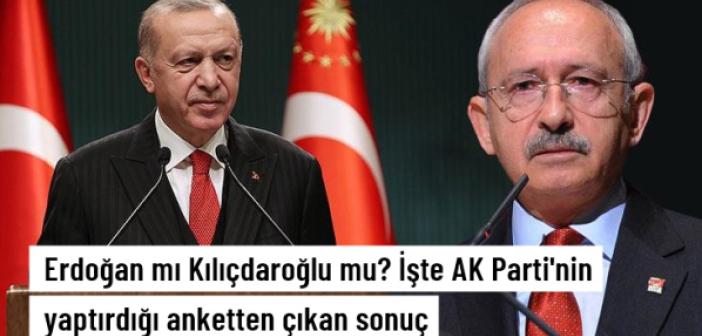 AK Parti'nin yaptırdığı anketten çıkan sonuç