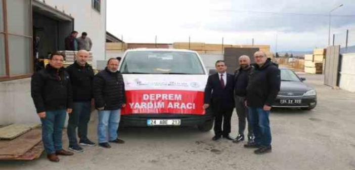 Erzincan’dan afet bölgesine yardımlar sürüyor