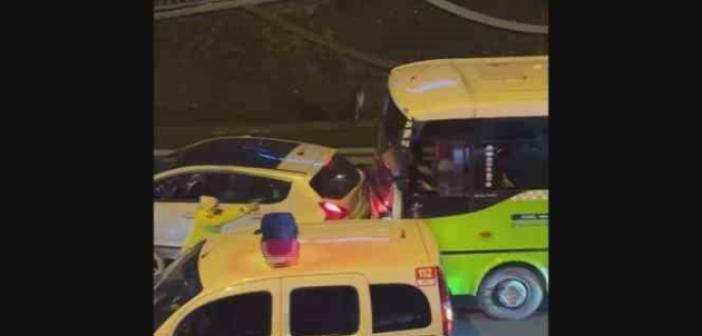 'Dur' ihtarına uymayan midibüs şoförü İstanbul caddelerini birbirine kattı