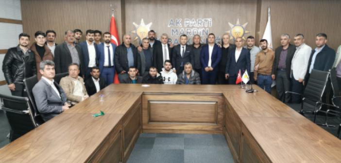 Ak Parti Mardin İl Başkanı Vahap Alma’ya hayırlı olsun ziyaretleri devam ediyor