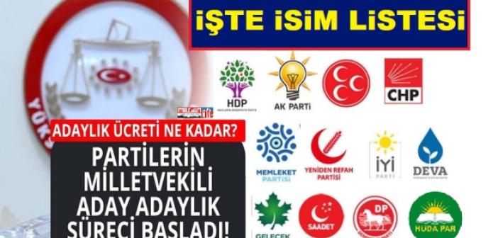 İŞTE Mardin'deki bütün partilerin Milletvekili ADAY ADAYLARI