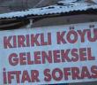 Kırıklı köyünde hayırlı gelenek 19 yıldır sürüyor