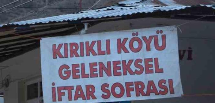 Kırıklı köyünde hayırlı gelenek 19 yıldır sürüyor