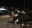 Kontrolden çıkıp duvara çarpan otomobilin sürücüsü hayatını kaybetti