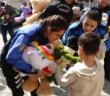 Burdur polisi yurtta kalan depremzede çocuklara oyuncak dağıttı