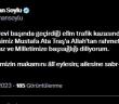 Bakan Soylu’dan Samsun’da kazada şehit olan polis memuru için başsağlığı mesajı