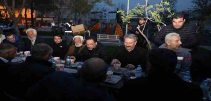 Başkan Palancıoğlu, Adıyaman’da depremzedelerle iftar sofrasında buluştu