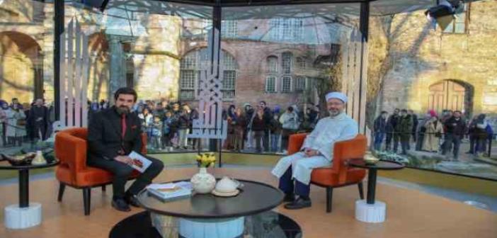 Diyanet İşleri Başkanı Erbaş, TRT 1’de 'Ramazan Sevinci' programına katıldı