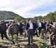 Domaniç’te 250 karaçam fidanı toprakla buluştu