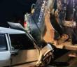 Malatya’da otomobil iş makinesi ile çarpıştı: 1 yaralı