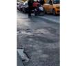 Yol verme tartışmasında taksi şoförü bijon anahtarı ile motosiklet sürücüsünü tehdit etti