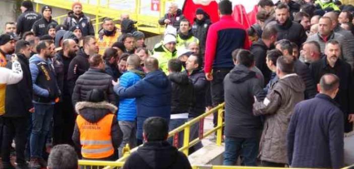 Boluspor-Samsunspor maçı sonrası arbede