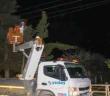Sinop’ta fırtına elektrik telini kopardı