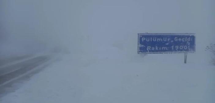 Tunceli-Erzincan yolu araç trafiğine kapatıldı