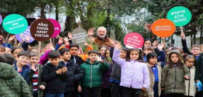 Çiftlikköy’de Sıfır Atık Günü fidanlar dikilerek kutlandı