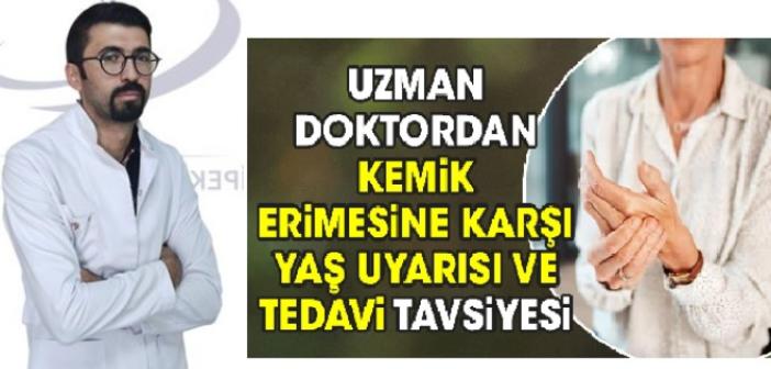 Uzmanlardan vatandaşlara Kemik Erimesi (Osteoporoz ) uyarısı