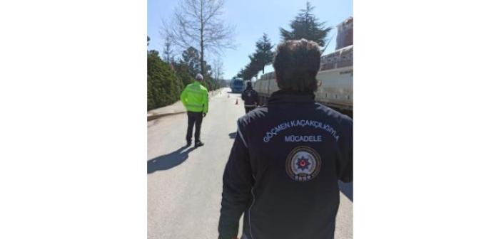 Düzensiz göçmenlere yönelik polis denetimi yapıldı