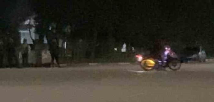 Drift atıp polisten kaçan sürücü amatör kameralara yansıdı